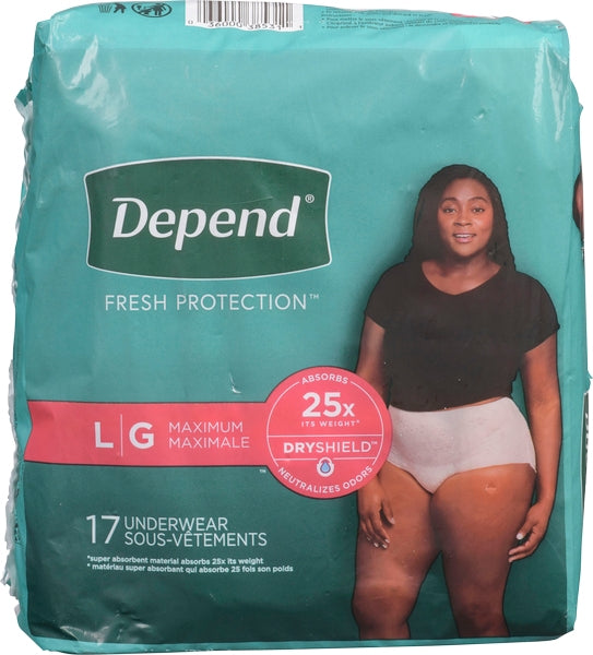 Depends Underwear Female