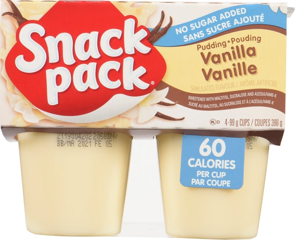 Snack Pack Pudding Cups (12 X 4 X 99G)