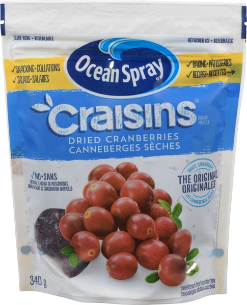 Ocean Spray Sweetened Craisins Dried ( 12 Pack )