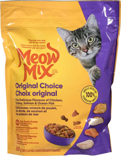 Meow Mix Dry Cat Food Original (6X500G)