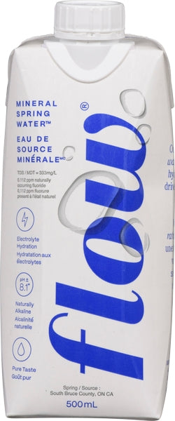 Flow Mineral Spring Water