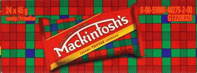 Mackintosh Creamy Toffee Chocolate ( 24 X 45G )