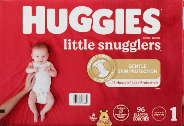 Huggies Diapers Little Snugglers Size 1 (1X96'S)