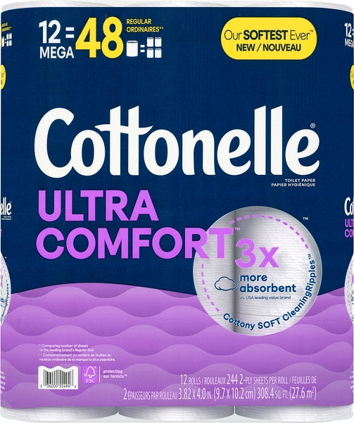 Cottonelle Bath Tissue Ultra Comfort Mega Roll