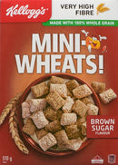 Kelloggs Cereal Mini Wheats Brown Sugar (16X510G)