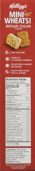 Kelloggs Cereal Mini Wheats Brown Sugar (16X510G)