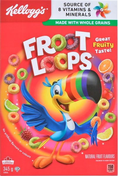 Kelloggs Cereal Froot Loops Original