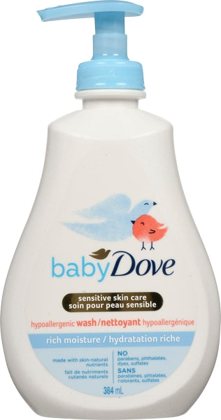 Dove Baby Bodywash Rich Moisture (4X384Ml)