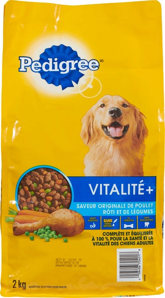 Pedigree Dry Dog Food - Vitality + Roasted Chicken & Vegetable  ( 5 X 2KG )