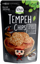 Woh Tempeh Chips Bbq Flavour 70g | Case of 20 Bags | Bulk Chips