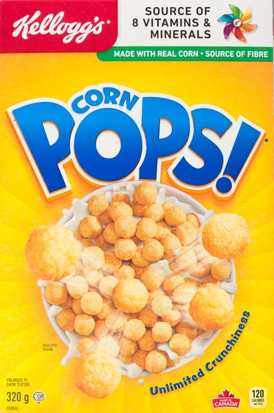 Kellogg's Corn Pops Cereal (12X320G)