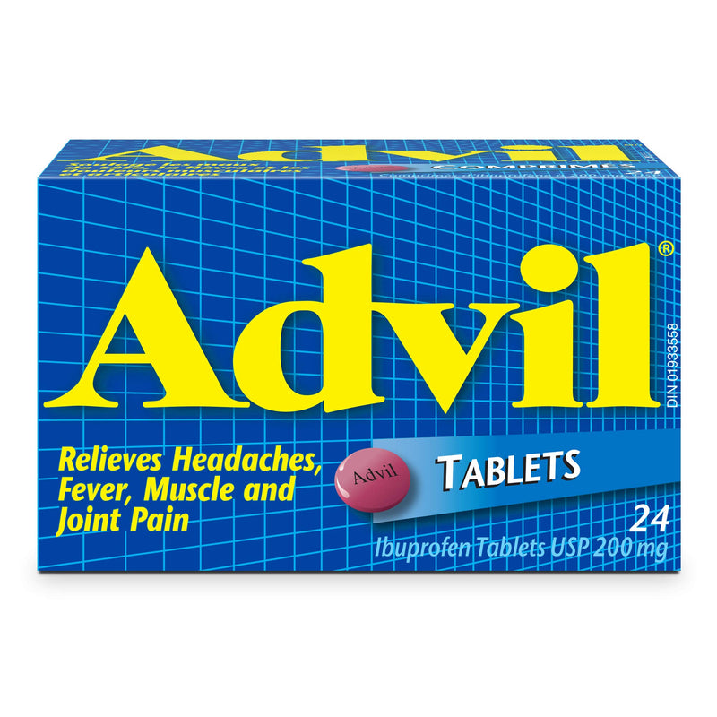 Advil Caplets Headache, Fever, Back & Muscle Pain (6 X 24’s)