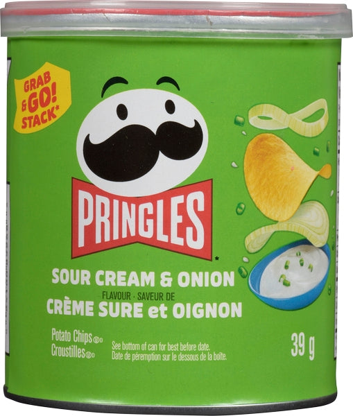 Pringles Chips Grab & Go Sour Cream & Onion  ( 12 X 39G )