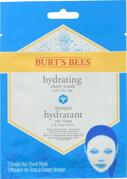 Burts Bees Face Sheet Mask Hydrating ( 6 X 1's)