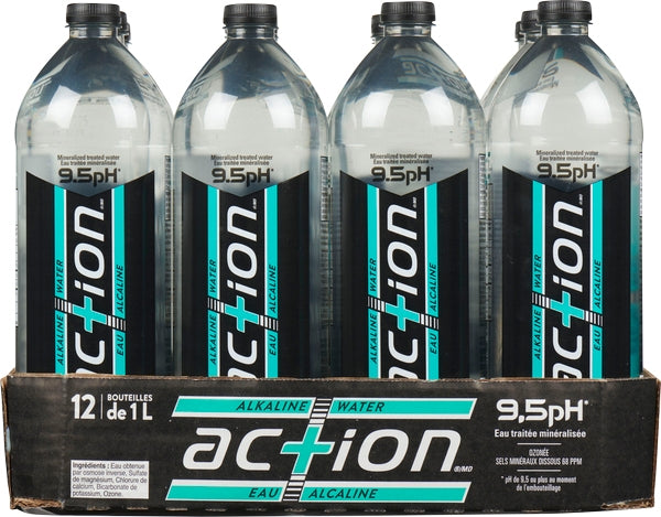 Action Alkaline Water 9.5pH ( 12 X 1L )