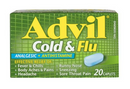 Advil Caplet Pills Cold & Flu Analgesic + Antihistamine (20’s)