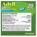 Advil Caplet Pills Cold & Flu Analgesic + Antihistamine (20’s)
