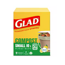 Glad Compostable Bags Small 10L (12X20'S)