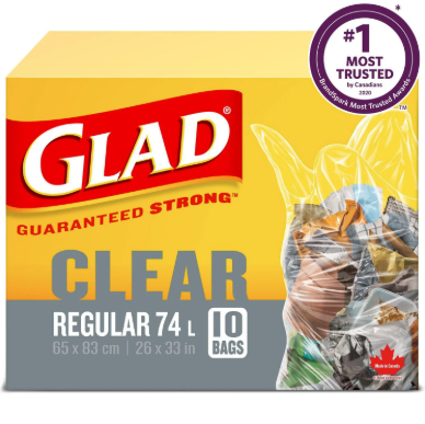 Glad Garbage Bags Easy Tie