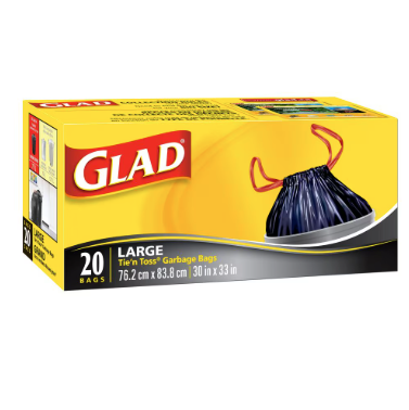 Glad Garbage Bags Easy Tie