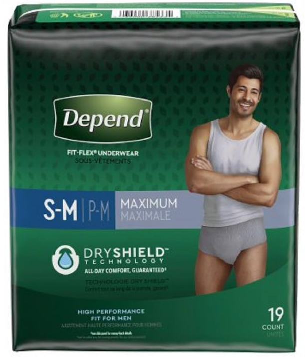 Depends Underwear Male