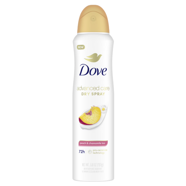 Dove Advanced Care Dry Antiperspirant Spray (12 X 107G)